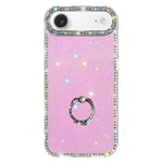 เคสโทรศัพท์ไฮบริด TPU PC IMD สองด้านประดับเพชรพร้อมที่จับแหวน สำหรับ iPhone 17 Pro Max, สำหรับ iPhone 17 Pro, สำหรับ iPhone 17, สำหรับ iPhone Air, สำหรับ iPhone 16 Pro Max, สำหรับ iPhone 16 Pro, สำหรับ iPhone 16 Plus, สำหรับ iPhone 16