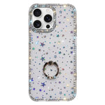 เคสโทรศัพท์ไฮบริด TPU PC IMD สองด้านประดับเพชรพร้อมที่จับแหวน สำหรับ iPhone 17 Pro Max, สำหรับ iPhone 17 Pro, สำหรับ iPhone 17, สำหรับ iPhone Air, สำหรับ iPhone 16 Pro Max, สำหรับ iPhone 16 Pro, สำหรับ iPhone 16 Plus, สำหรับ iPhone 16