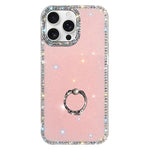 เคสโทรศัพท์ไฮบริด TPU PC IMD สองด้านประดับเพชรพร้อมที่จับแหวน สำหรับ iPhone 17 Pro Max, สำหรับ iPhone 17 Pro, สำหรับ iPhone 17, สำหรับ iPhone Air, สำหรับ iPhone 16 Pro Max, สำหรับ iPhone 16 Pro, สำหรับ iPhone 16 Plus, สำหรับ iPhone 16