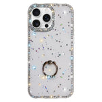 เคสโทรศัพท์ไฮบริด TPU PC IMD สองด้านประดับเพชรพร้อมที่จับแหวน สำหรับ iPhone 17 Pro Max, สำหรับ iPhone 17 Pro, สำหรับ iPhone 17, สำหรับ iPhone Air, สำหรับ iPhone 16 Pro Max, สำหรับ iPhone 16 Pro, สำหรับ iPhone 16 Plus, สำหรับ iPhone 16