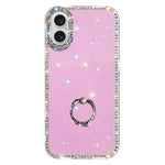 เคสโทรศัพท์ไฮบริด TPU PC IMD สองด้านประดับเพชรพร้อมที่จับแหวน สำหรับ iPhone 17 Pro Max, สำหรับ iPhone 17 Pro, สำหรับ iPhone 17, สำหรับ iPhone Air, สำหรับ iPhone 16 Pro Max, สำหรับ iPhone 16 Pro, สำหรับ iPhone 16 Plus, สำหรับ iPhone 16