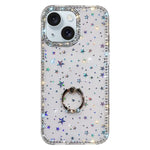 เคสโทรศัพท์ไฮบริด TPU PC IMD สองด้านประดับเพชรพร้อมที่จับแหวน สำหรับ iPhone 15 Pro Max, สำหรับ iPhone 15 Pro, สำหรับ iPhone 15, สำหรับ iPhone 14, สำหรับ iPhone 14 Pro, สำหรับ iPhone 14 Pro Max, สำหรับ iPhone 13 Pro Max, สำหรับ iPhone 13 Pro