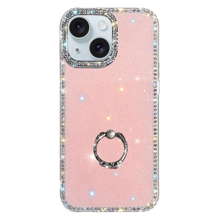 เคสโทรศัพท์ไฮบริด TPU PC IMD สองด้านประดับเพชรพร้อมที่จับแหวน สำหรับ iPhone 15 Pro Max, สำหรับ iPhone 15 Pro, สำหรับ iPhone 15, สำหรับ iPhone 14, สำหรับ iPhone 14 Pro, สำหรับ iPhone 14 Pro Max, สำหรับ iPhone 13 Pro Max, สำหรับ iPhone 13 Pro
