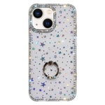 เคสโทรศัพท์ไฮบริด TPU PC IMD สองด้านประดับเพชรพร้อมที่จับแหวน สำหรับ iPhone 15 Pro Max, สำหรับ iPhone 15 Pro, สำหรับ iPhone 15, สำหรับ iPhone 14, สำหรับ iPhone 14 Pro, สำหรับ iPhone 14 Pro Max, สำหรับ iPhone 13 Pro Max, สำหรับ iPhone 13 Pro