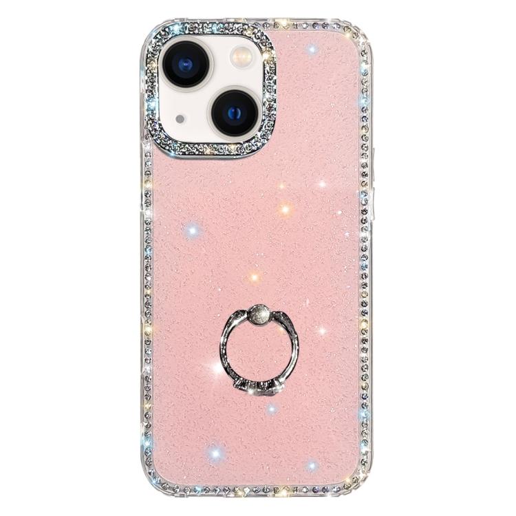 เคสโทรศัพท์ไฮบริด TPU PC IMD สองด้านประดับเพชรพร้อมที่จับแหวน สำหรับ iPhone 15 Pro Max, สำหรับ iPhone 15 Pro, สำหรับ iPhone 15, สำหรับ iPhone 14, สำหรับ iPhone 14 Pro, สำหรับ iPhone 14 Pro Max, สำหรับ iPhone 13 Pro Max, สำหรับ iPhone 13 Pro