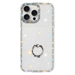เคสโทรศัพท์ไฮบริด TPU PC IMD สองด้านประดับเพชรพร้อมที่จับแหวน สำหรับ iPhone 15 Pro Max, สำหรับ iPhone 15 Pro, สำหรับ iPhone 15, สำหรับ iPhone 14, สำหรับ iPhone 14 Pro, สำหรับ iPhone 14 Pro Max, สำหรับ iPhone 13 Pro Max, สำหรับ iPhone 13 Pro