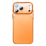 เคสโทรศัพท์ไฮบริด TPU อะคริลิกด้านพร้อมฟิล์มเลนส์ สำหรับ iPhone 17 Pro Max, สำหรับ iPhone 17 Pro