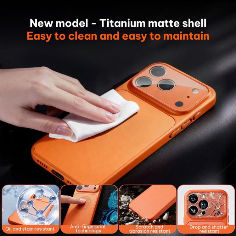 เคสโทรศัพท์ไฮบริด TPU อะคริลิกด้านพร้อมฟิล์มเลนส์ สำหรับ iPhone 17 Pro Max, สำหรับ iPhone 17 Pro