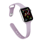 สายรัดนาฬิกาซิลิโคนหัวเข็มขัดกลับเอวเล็ก xDfind สำหรับ Apple Watch 38 / 40 / 41 / S11 42 มม.