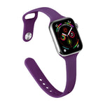 สายรัดนาฬิกาซิลิโคนหัวเข็มขัดกลับเอวเล็ก xDfind สำหรับ Apple Watch 38 / 40 / 41 / S11 42 มม.