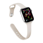 สายรัดนาฬิกาซิลิโคนหัวเข็มขัดกลับเอวเล็ก xDfind สำหรับ Apple Watch 38 / 40 / 41 / S11 42 มม.