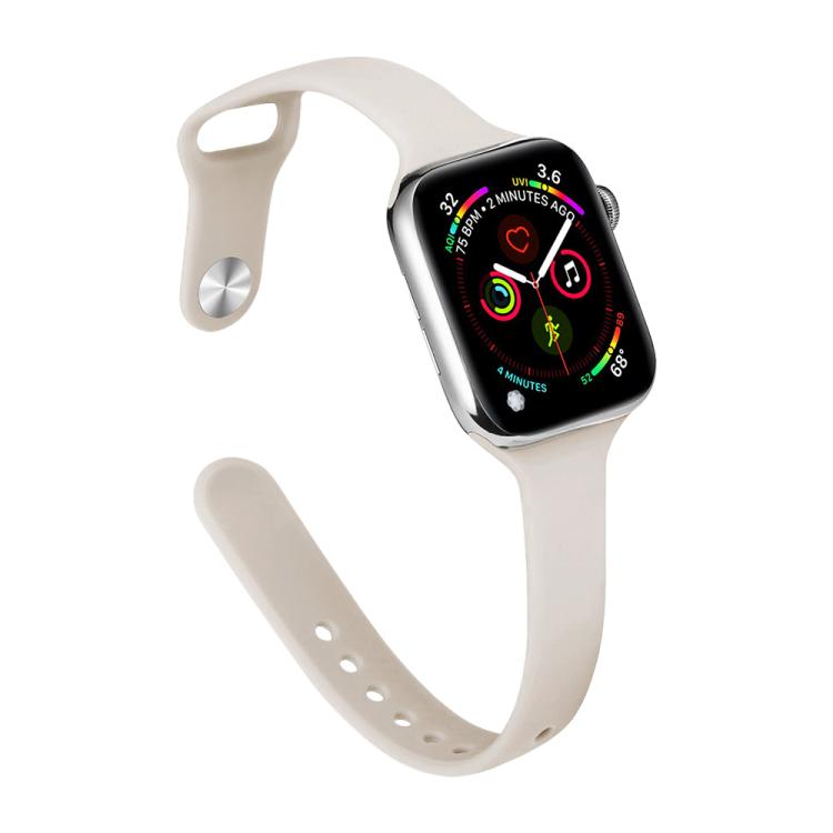 สายรัดนาฬิกาซิลิโคนหัวเข็มขัดกลับเอวเล็ก xDfind สำหรับ Apple Watch 38 / 40 / 41 / S11 42 มม.