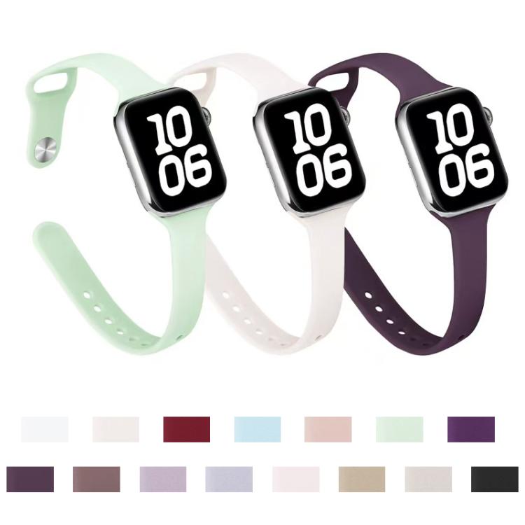 สายรัดนาฬิกาซิลิโคนหัวเข็มขัดกลับเอวเล็ก xDfind สำหรับ Apple Watch 38 / 40 / 41 / S11 42 มม.