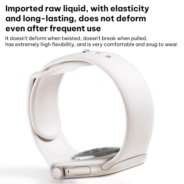สายรัดนาฬิกาซิลิโคนหัวเข็มขัดกลับเอวเล็ก xDfind สำหรับ Apple Watch 38 / 40 / 41 / S11 42 มม.