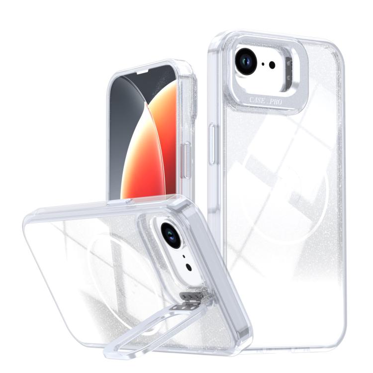 เคสโทรศัพท์กรอบเลนส์แม่เหล็กไล่เฉดกลิตเตอร์ สำหรับ iPhone 17e / 16e, สำหรับ iPhone 17 Pro Max, สำหรับ iPhone 17 Pro, สำหรับ iPhone 17, สำหรับ iPhone Air, สำหรับ iPhone 16 Pro Max, สำหรับ iPhone 16 Pro, สำหรับ iPhone 16 Plus, สำหรับ iPhone 16