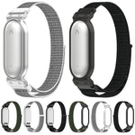 xDfind Metal Frame Integrated Nylon Loop Hook and Loop Fastener Watch Band, For Plaud NotePin AI