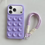 เคสโทรศัพท์ซิลิโคนแบบถ้วยดูดง่ายพร้อมสายคล้อง สำหรับ iPhone 17 Pro Max, สำหรับ iPhone 17 Pro, สำหรับ iPhone 17, สำหรับ iPhone Air, สำหรับ iPhone 16 Pro Max, สำหรับ iPhone 16 Pro, สำหรับ iPhone 16 Plus, สำหรับ iPhone 16