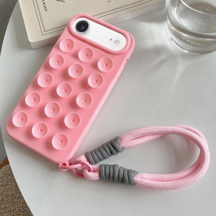 เคสโทรศัพท์ซิลิโคนแบบถ้วยดูดง่ายพร้อมสายคล้อง สำหรับ iPhone 17 Pro Max, สำหรับ iPhone 17 Pro, สำหรับ iPhone 17, สำหรับ iPhone Air, สำหรับ iPhone 16 Pro Max, สำหรับ iPhone 16 Pro, สำหรับ iPhone 16 Plus, สำหรับ iPhone 16