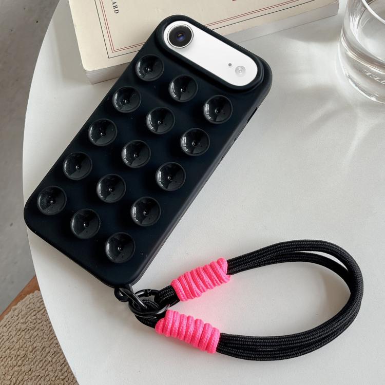 เคสโทรศัพท์ซิลิโคนแบบถ้วยดูดง่ายพร้อมสายคล้อง สำหรับ iPhone 17 Pro Max, สำหรับ iPhone 17 Pro, สำหรับ iPhone 17, สำหรับ iPhone Air, สำหรับ iPhone 16 Pro Max, สำหรับ iPhone 16 Pro, สำหรับ iPhone 16 Plus, สำหรับ iPhone 16