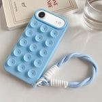 เคสโทรศัพท์ซิลิโคนแบบถ้วยดูดง่ายพร้อมสายคล้อง สำหรับ iPhone 17 Pro Max, สำหรับ iPhone 17 Pro, สำหรับ iPhone 17, สำหรับ iPhone Air, สำหรับ iPhone 16 Pro Max, สำหรับ iPhone 16 Pro, สำหรับ iPhone 16 Plus, สำหรับ iPhone 16