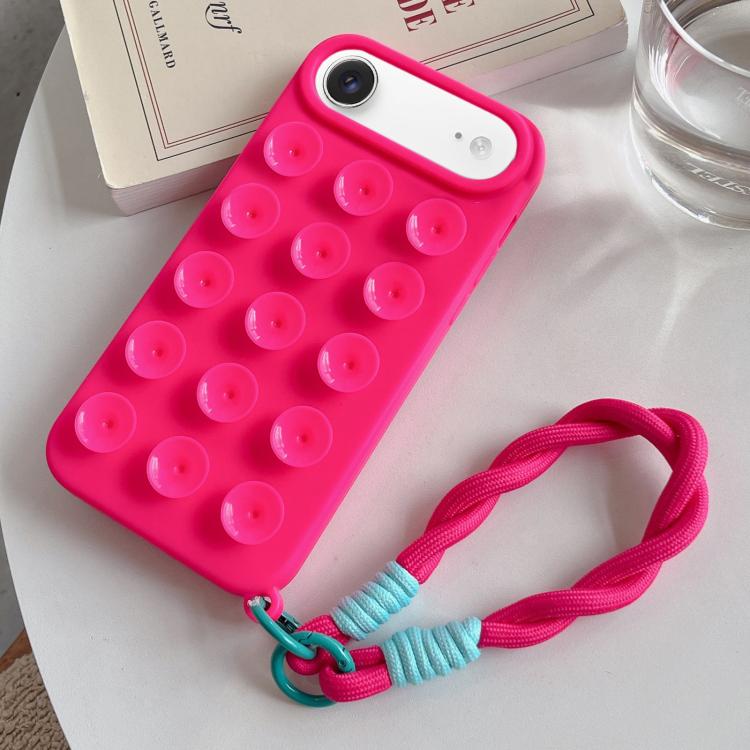 เคสโทรศัพท์ซิลิโคนแบบถ้วยดูดง่ายพร้อมสายคล้อง สำหรับ iPhone 17 Pro Max, สำหรับ iPhone 17 Pro, สำหรับ iPhone 17, สำหรับ iPhone Air, สำหรับ iPhone 16 Pro Max, สำหรับ iPhone 16 Pro, สำหรับ iPhone 16 Plus, สำหรับ iPhone 16