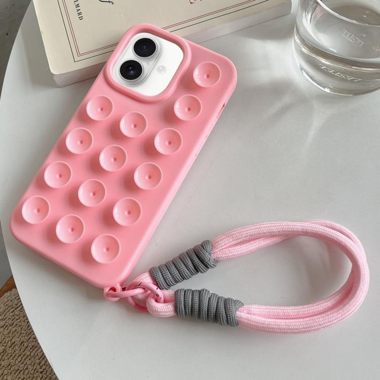 เคสโทรศัพท์ซิลิโคนแบบถ้วยดูดง่ายพร้อมสายคล้อง สำหรับ iPhone 17 Pro Max, สำหรับ iPhone 17 Pro, สำหรับ iPhone 17, สำหรับ iPhone Air, สำหรับ iPhone 16 Pro Max, สำหรับ iPhone 16 Pro, สำหรับ iPhone 16 Plus, สำหรับ iPhone 16