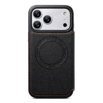 เคสโทรศัพท์หนังวีแกนบางพิเศษพร้อมช่องใส่บัตรแม่เหล็ก ESEBLE สำหรับ iPhone 17 Pro Max, สำหรับ iPhone 17 Pro, สำหรับ iPhone 17, สำหรับ iPhone Air
