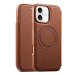 เคสโทรศัพท์หนังวีแกนบางพิเศษพร้อมช่องใส่บัตรแม่เหล็ก ESEBLE สำหรับ iPhone 17 Pro Max, สำหรับ iPhone 17 Pro, สำหรับ iPhone 17, สำหรับ iPhone Air