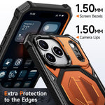 เคสโทรศัพท์กันกระแทกแม่เหล็กพร้อมที่ยึดโลหะซ่อน สำหรับ iPhone 17 Pro Max, สำหรับ iPhone 17 Pro, สำหรับ iPhone 17, สำหรับ iPhone Air, สำหรับ iPhone 16 Pro Max, สำหรับ iPhone 16 Pro, สำหรับ iPhone 16 Plus, สำหรับ iPhone 16