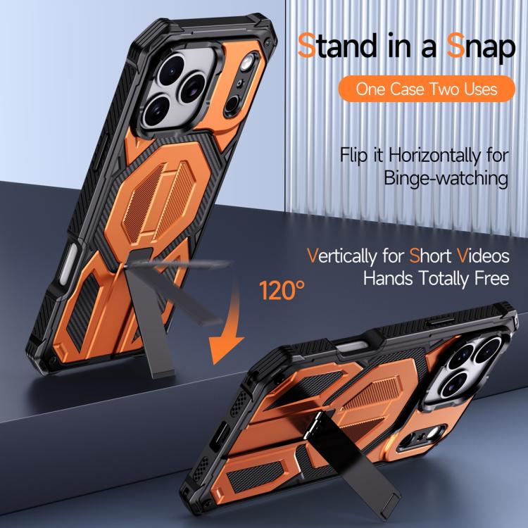 เคสโทรศัพท์กันกระแทกแม่เหล็กพร้อมที่ยึดโลหะซ่อน สำหรับ iPhone 17 Pro Max, สำหรับ iPhone 17 Pro, สำหรับ iPhone 17, สำหรับ iPhone Air, สำหรับ iPhone 16 Pro Max, สำหรับ iPhone 16 Pro, สำหรับ iPhone 16 Plus, สำหรับ iPhone 16