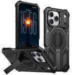 เคสโทรศัพท์กันกระแทกแม่เหล็กพร้อมที่ยึดโลหะซ่อน สำหรับ iPhone 17 Pro Max, สำหรับ iPhone 17 Pro, สำหรับ iPhone 17, สำหรับ iPhone Air, สำหรับ iPhone 16 Pro Max, สำหรับ iPhone 16 Pro, สำหรับ iPhone 16 Plus, สำหรับ iPhone 16