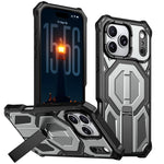 เคสโทรศัพท์กันกระแทกแม่เหล็กพร้อมที่ยึดโลหะซ่อน สำหรับ iPhone 17 Pro Max, สำหรับ iPhone 17 Pro, สำหรับ iPhone 17, สำหรับ iPhone Air, สำหรับ iPhone 16 Pro Max, สำหรับ iPhone 16 Pro, สำหรับ iPhone 16 Plus, สำหรับ iPhone 16