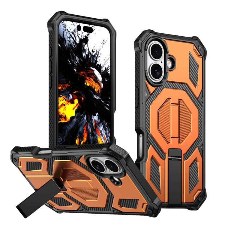เคสโทรศัพท์กันกระแทกแม่เหล็กพร้อมที่ยึดโลหะซ่อน สำหรับ iPhone 17 Pro Max, สำหรับ iPhone 17 Pro, สำหรับ iPhone 17, สำหรับ iPhone Air, สำหรับ iPhone 16 Pro Max, สำหรับ iPhone 16 Pro, สำหรับ iPhone 16 Plus, สำหรับ iPhone 16