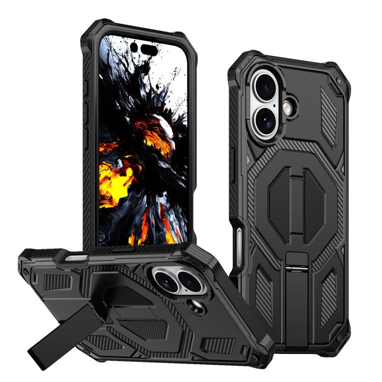 เคสโทรศัพท์กันกระแทกแม่เหล็กพร้อมที่ยึดโลหะซ่อน สำหรับ iPhone 17 Pro Max, สำหรับ iPhone 17 Pro, สำหรับ iPhone 17, สำหรับ iPhone Air, สำหรับ iPhone 16 Pro Max, สำหรับ iPhone 16 Pro, สำหรับ iPhone 16 Plus, สำหรับ iPhone 16