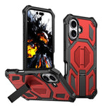 เคสโทรศัพท์กันกระแทกแม่เหล็กพร้อมที่ยึดโลหะซ่อน สำหรับ iPhone 17 Pro Max, สำหรับ iPhone 17 Pro, สำหรับ iPhone 17, สำหรับ iPhone Air, สำหรับ iPhone 16 Pro Max, สำหรับ iPhone 16 Pro, สำหรับ iPhone 16 Plus, สำหรับ iPhone 16