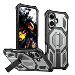 เคสโทรศัพท์กันกระแทกแม่เหล็กพร้อมที่ยึดโลหะซ่อน สำหรับ iPhone 17 Pro Max, สำหรับ iPhone 17 Pro, สำหรับ iPhone 17, สำหรับ iPhone Air, สำหรับ iPhone 16 Pro Max, สำหรับ iPhone 16 Pro, สำหรับ iPhone 16 Plus, สำหรับ iPhone 16