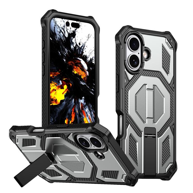 เคสโทรศัพท์กันกระแทกแม่เหล็กพร้อมที่ยึดโลหะซ่อน สำหรับ iPhone 17 Pro Max, สำหรับ iPhone 17 Pro, สำหรับ iPhone 17, สำหรับ iPhone Air, สำหรับ iPhone 16 Pro Max, สำหรับ iPhone 16 Pro, สำหรับ iPhone 16 Plus, สำหรับ iPhone 16