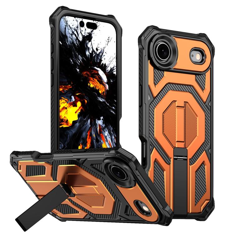 เคสโทรศัพท์กันกระแทกแม่เหล็กพร้อมที่ยึดโลหะซ่อน สำหรับ iPhone 17 Pro Max, สำหรับ iPhone 17 Pro, สำหรับ iPhone 17, สำหรับ iPhone Air, สำหรับ iPhone 16 Pro Max, สำหรับ iPhone 16 Pro, สำหรับ iPhone 16 Plus, สำหรับ iPhone 16