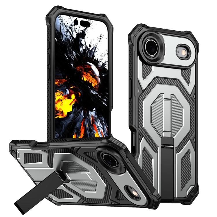 เคสโทรศัพท์กันกระแทกแม่เหล็กพร้อมที่ยึดโลหะซ่อน สำหรับ iPhone 17 Pro Max, สำหรับ iPhone 17 Pro, สำหรับ iPhone 17, สำหรับ iPhone Air, สำหรับ iPhone 16 Pro Max, สำหรับ iPhone 16 Pro, สำหรับ iPhone 16 Plus, สำหรับ iPhone 16
