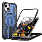 เคสโทรศัพท์กันกระแทกแม่เหล็กที่ซ่อนที่ยึดโลหะ สำหรับ iPhone 15 Pro Max, สำหรับ iPhone 15 Pro, สำหรับ iPhone 15 Plus / 14 Plus, สำหรับ iPhone 15, สำหรับ iPhone 14 / 13, สำหรับ iPhone 14 Pro, สำหรับ iPhone 14 Pro Max, สำหรับ iPhone 13 Pro Max