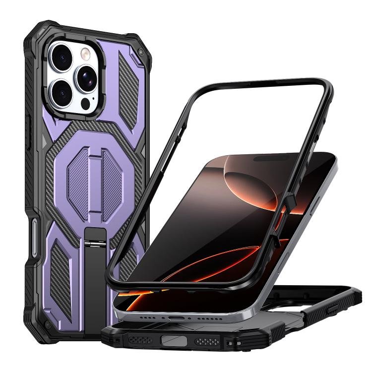 เคสโทรศัพท์กันกระแทกแม่เหล็กพร้อมที่ยึดโลหะซ่อน สำหรับ iPhone 17 Pro Max, สำหรับ iPhone 17 Pro, สำหรับ iPhone 17, สำหรับ iPhone Air, สำหรับ iPhone 16 Pro Max, สำหรับ iPhone 16 Pro, สำหรับ iPhone 16 Plus, สำหรับ iPhone 16