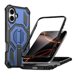เคสโทรศัพท์กันกระแทกแม่เหล็กพร้อมที่ยึดโลหะซ่อน สำหรับ iPhone 17 Pro Max, สำหรับ iPhone 17 Pro, สำหรับ iPhone 17, สำหรับ iPhone Air, สำหรับ iPhone 16 Pro Max, สำหรับ iPhone 16 Pro, สำหรับ iPhone 16 Plus, สำหรับ iPhone 16