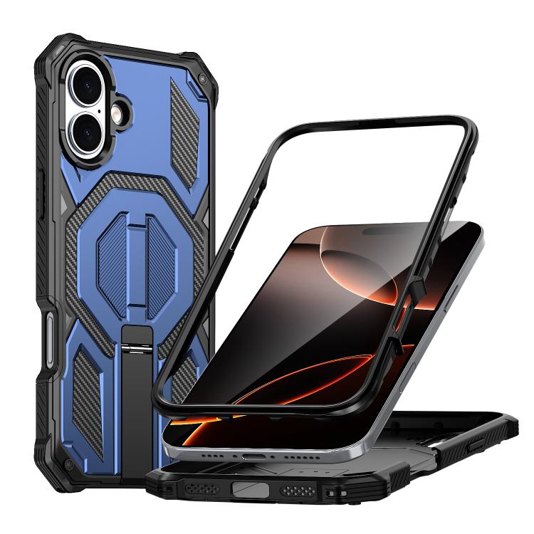 เคสโทรศัพท์กันกระแทกแม่เหล็กพร้อมที่ยึดโลหะซ่อน สำหรับ iPhone 17 Pro Max, สำหรับ iPhone 17 Pro, สำหรับ iPhone 17, สำหรับ iPhone Air, สำหรับ iPhone 16 Pro Max, สำหรับ iPhone 16 Pro, สำหรับ iPhone 16 Plus, สำหรับ iPhone 16