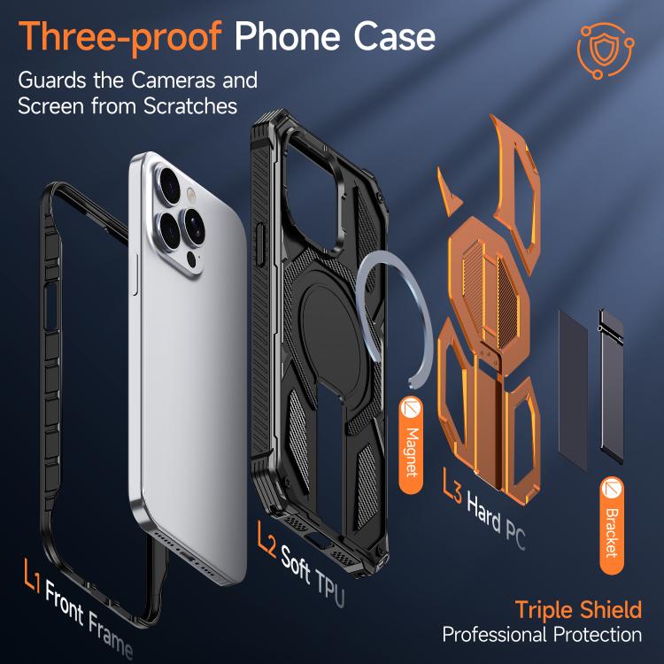 เคสโทรศัพท์กันกระแทกแม่เหล็กที่ซ่อนที่ยึดโลหะ สำหรับ iPhone 15 Pro Max, สำหรับ iPhone 15 Pro, สำหรับ iPhone 15 Plus / 14 Plus, สำหรับ iPhone 15, สำหรับ iPhone 14 / 13, สำหรับ iPhone 14 Pro, สำหรับ iPhone 14 Pro Max, สำหรับ iPhone 13 Pro Max