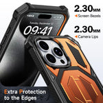 เคสโทรศัพท์กันกระแทกแม่เหล็กที่ซ่อนที่ยึดโลหะ สำหรับ iPhone 15 Pro Max, สำหรับ iPhone 15 Pro, สำหรับ iPhone 15 Plus / 14 Plus, สำหรับ iPhone 15, สำหรับ iPhone 14 / 13, สำหรับ iPhone 14 Pro, สำหรับ iPhone 14 Pro Max, สำหรับ iPhone 13 Pro Max