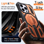 เคสโทรศัพท์กันกระแทกแม่เหล็กที่ซ่อนที่ยึดโลหะ สำหรับ iPhone 15 Pro Max, สำหรับ iPhone 15 Pro, สำหรับ iPhone 15 Plus / 14 Plus, สำหรับ iPhone 15, สำหรับ iPhone 14 / 13, สำหรับ iPhone 14 Pro, สำหรับ iPhone 14 Pro Max, สำหรับ iPhone 13 Pro Max