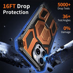 เคสโทรศัพท์กันกระแทกแม่เหล็ก พร้อมที่จับโลหะซ่อน สำหรับ iPhone 13 Pro