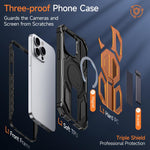 เคสโทรศัพท์กันกระแทกแม่เหล็ก พร้อมที่จับโลหะซ่อน สำหรับ iPhone 13 Pro
