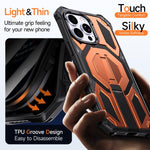 เคสโทรศัพท์กันกระแทกแม่เหล็ก พร้อมที่จับโลหะซ่อน สำหรับ iPhone 13 Pro