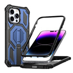 เคสโทรศัพท์กันกระแทกแม่เหล็ก พร้อมที่จับโลหะซ่อน สำหรับ iPhone 13 Pro
